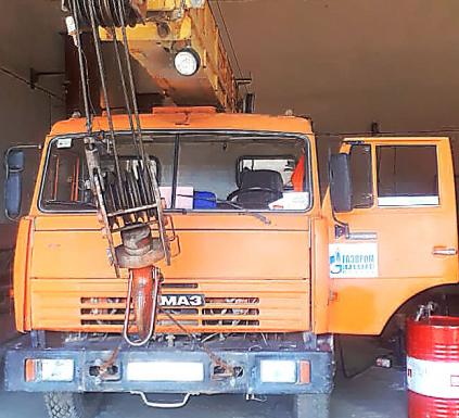 Мониторинг на автомобильный кран