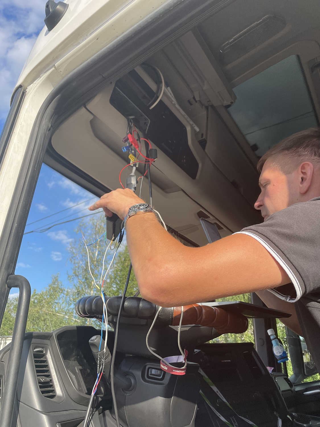 Установка датчика контроля метана